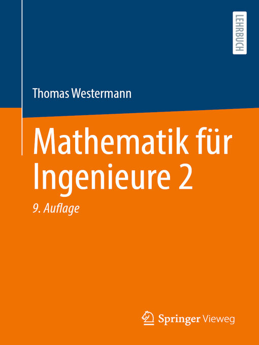 Title details for Mathematik für Ingenieure 2 by Thomas Westermann - Available
